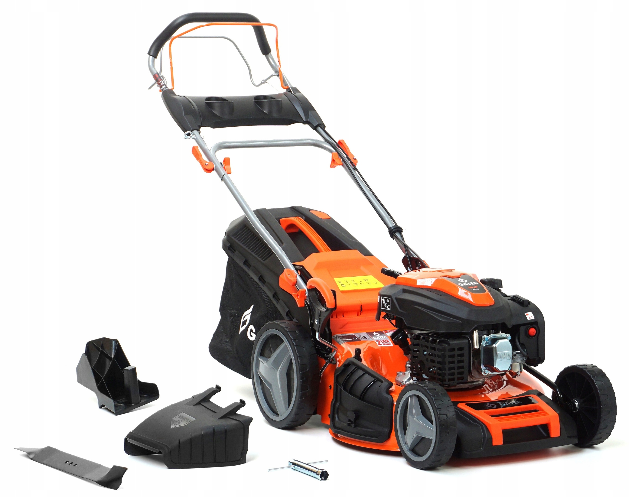Benzínová kosačka na trávu Gatec 5,20 HP, 51 cm, s košom s objemom 70 l, 4 v 1